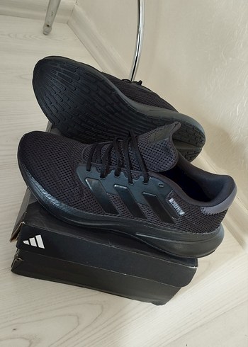 Siyah Bağcıklı Erkek Koşu ve Spor Ayakkabısı - Görsel 2