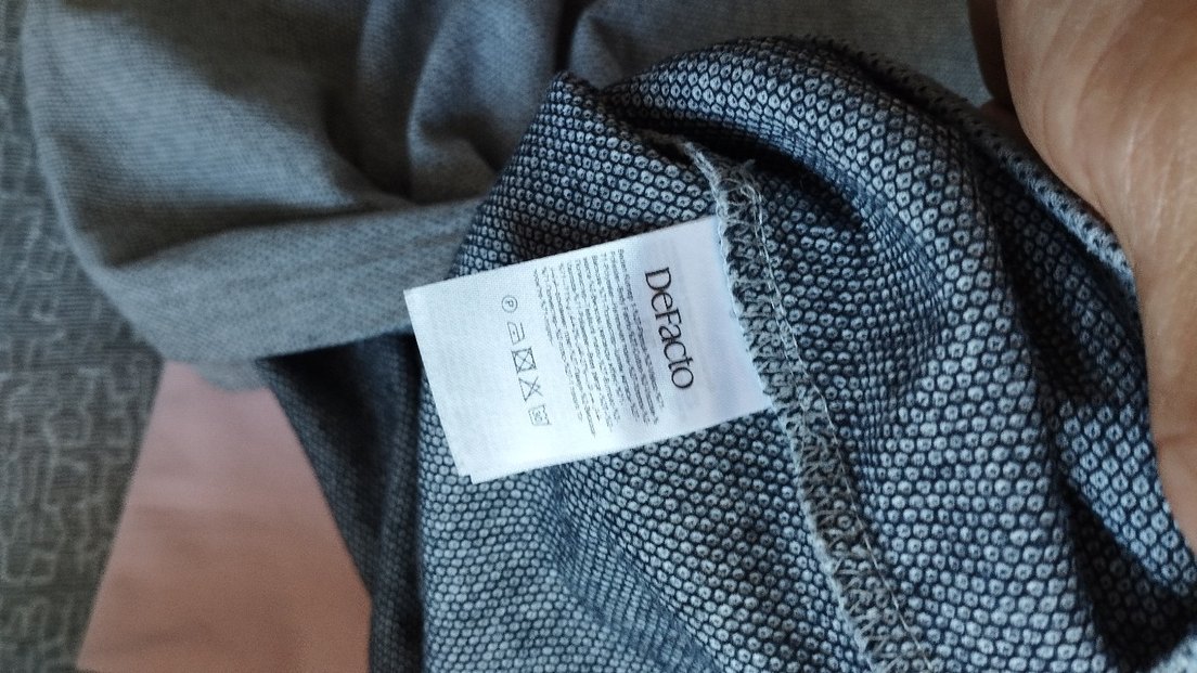 Defacto Keten Erkek Kısa Kollu Tişört - Görsel 3