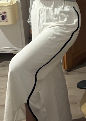 Bershka Kadın Gri Pamuk Rahat Kesim Sweatpant