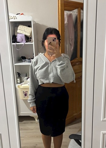 Siyah Midi Kalem Etek