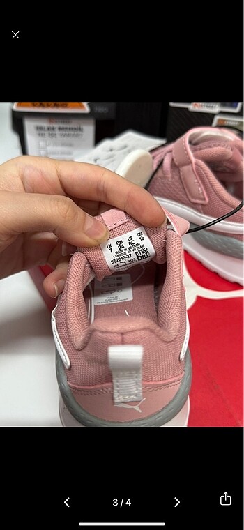 34 Beden 24 no Puma spor ayakkabı