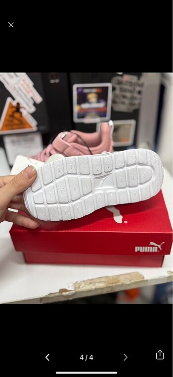 34 Beden pembe Renk 24 no Puma spor ayakkabı
