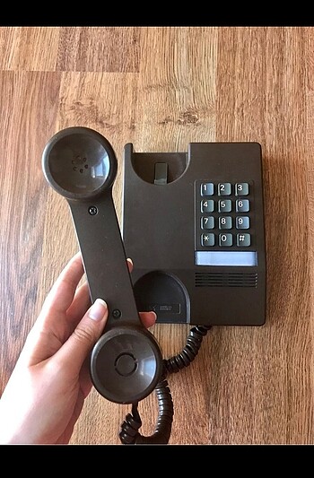 Antika Tuşlu Ahizeli Telefon