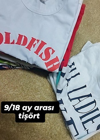 9-18 Ay Arası Renkli Baskılı Bebek Kıyafetleri - Görsel 3