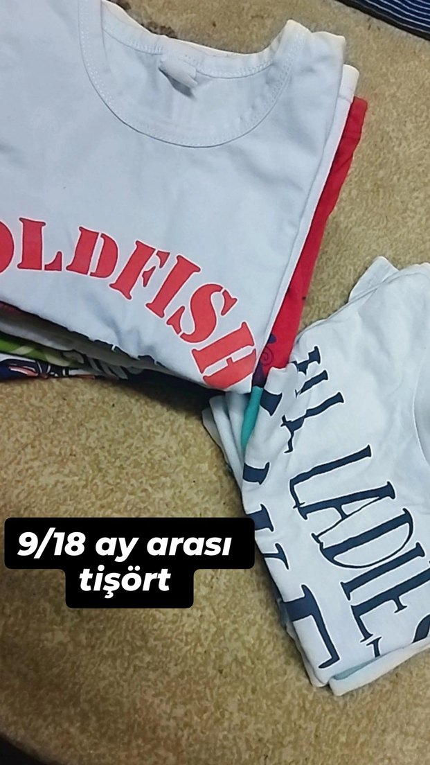 9-18 Ay Arası Renkli Baskılı Bebek Kıyafetleri - Görsel 3