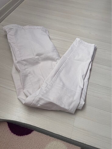 Bej keten pantolon