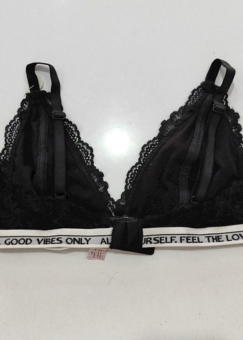 Siyah Dantelli büstiyer li Sütyen Takımı - Görsel 3