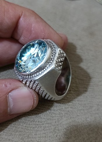 Mozanik-Pırlanta Gümüş yüzük - Görsel 7