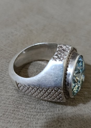 Mozanik-Pırlanta Gümüş yüzük - Görsel 6