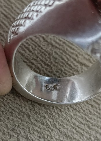 Mozanik-Pırlanta Gümüş yüzük - Görsel 9