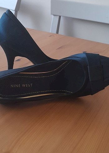 39 Beden Lacivert Tokalı Stiletto Kadın Ayakkabı