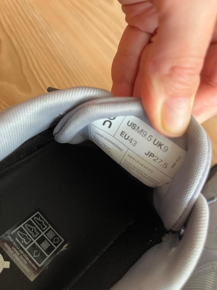 on running marka Gri Bağcıklı Erkek Spor Ayakkabı - Görsel 4