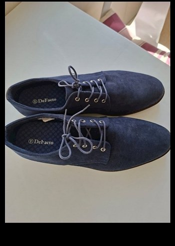 Lacivert Erkek Süet Klasik Ayakkabı - Görsel 3