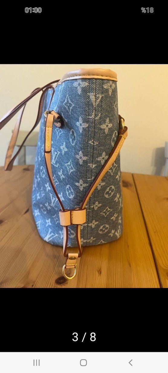 Mavi Denim Kadın Omuz Çantası sadece saplarında sorunlu - Görsel 3