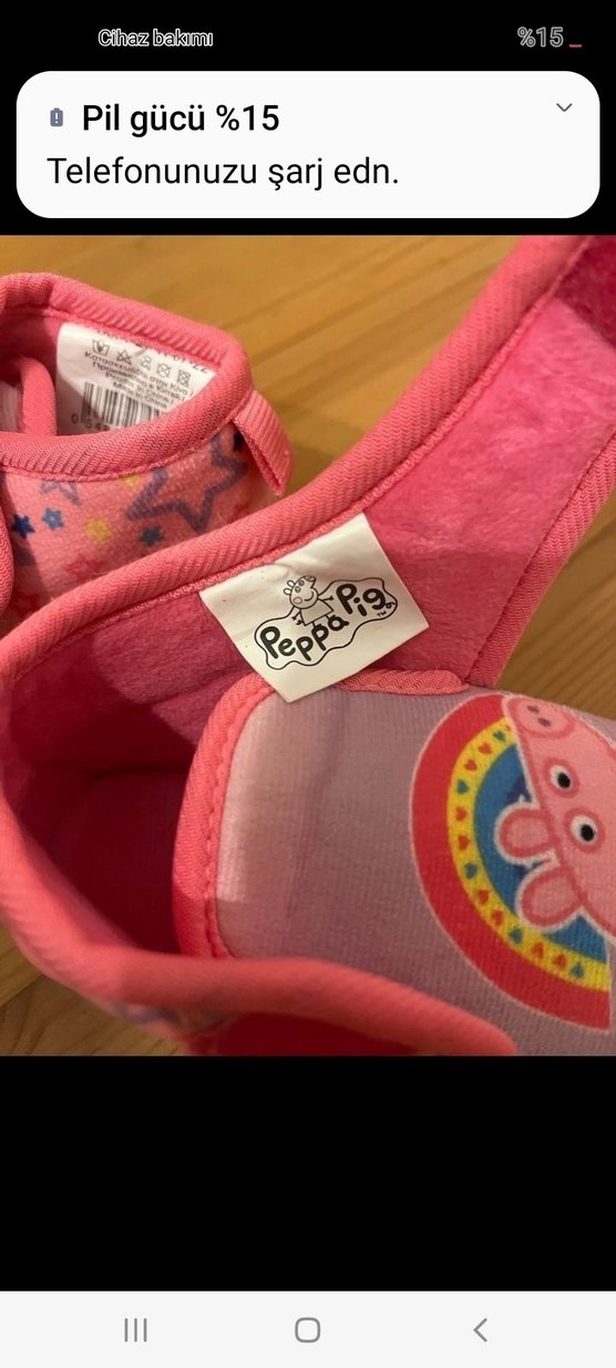 peppa ev ayakkabısı - Görsel 3
