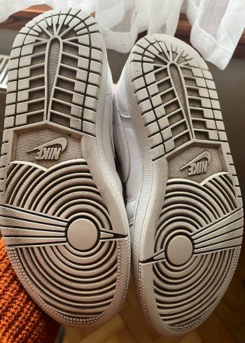 Beyaz Bağcıklı Kadın Spor Ayakkabı NiKE temiz sorunsuz - Görsel 6