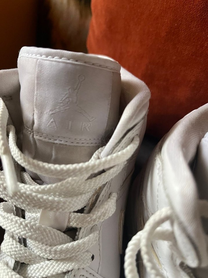 Beyaz Bağcıklı Kadın Spor Ayakkabı NiKE temiz sorunsuz - Görsel 3