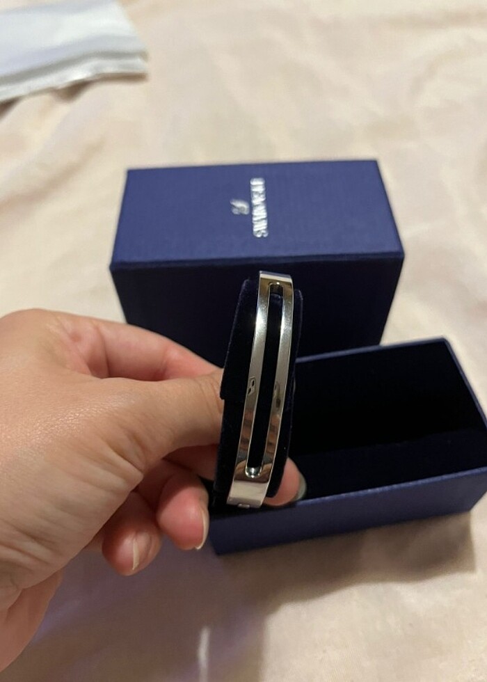 Swarovski kelepçe bileklik - Görsel 5