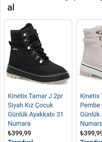 KİNETİX SİYAH BOT KIZ ÇOCUK