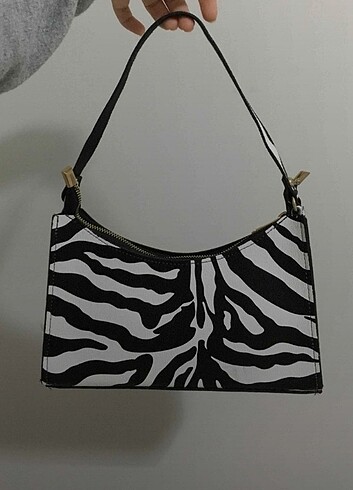 0 zebra desen çanta 
