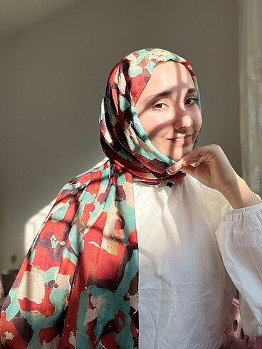 Beden Modakaşmir desenli bambu şal