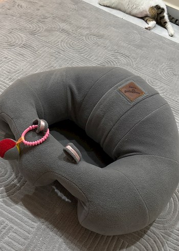 Gri Emzirme ve Hamilelik Destek Yastığı - Görsel 4