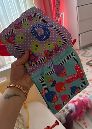 Renkli Eğitici Kumaş Kitap - Görsel 4