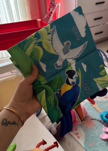 Renkli Eğitici Kumaş Kitap - Görsel 2