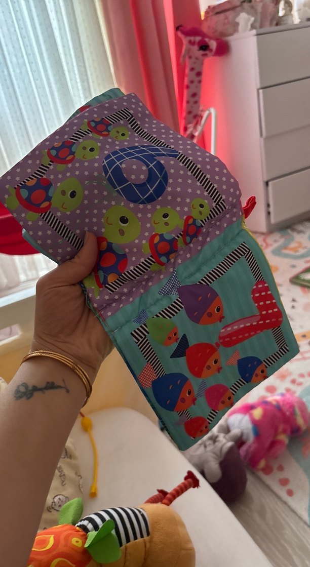 Renkli Eğitici Kumaş Kitap - Görsel 4