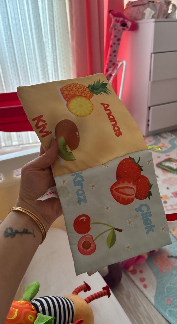 Renkli Eğitici Kumaş Kitap - Görsel 3