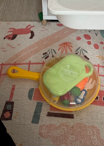 Renkli Kesilebilir Sebzeler ve Tencere Oyuncak Seti - Görsel 2