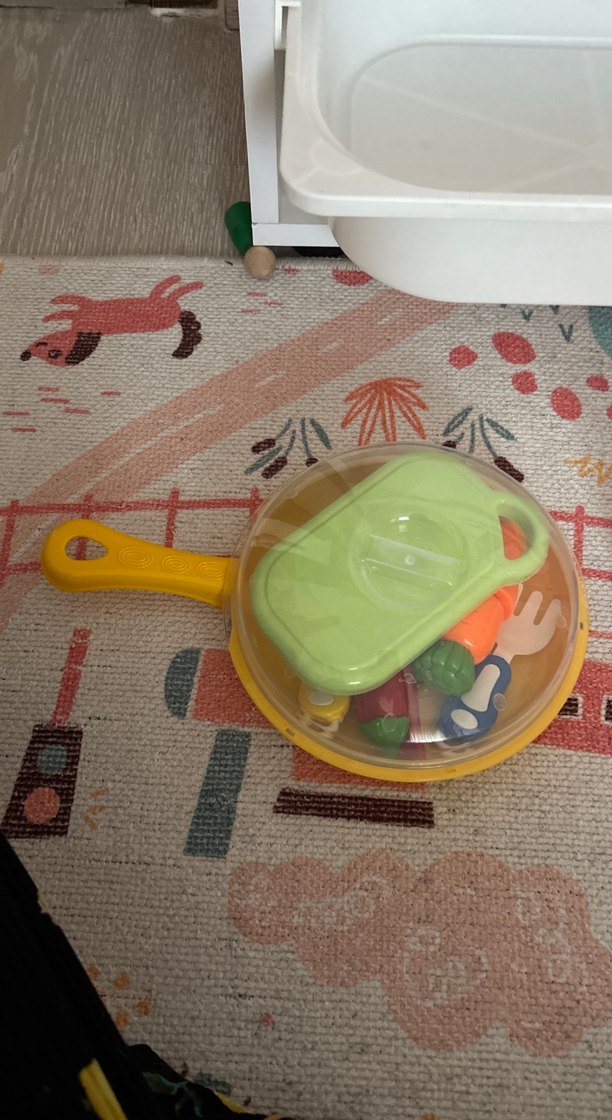 Renkli Kesilebilir Sebzeler ve Tencere Oyuncak Seti - Görsel 2