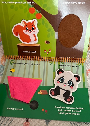 Çocuklar için Yemek Seven Hayvanlar Kitabı - Görsel 3