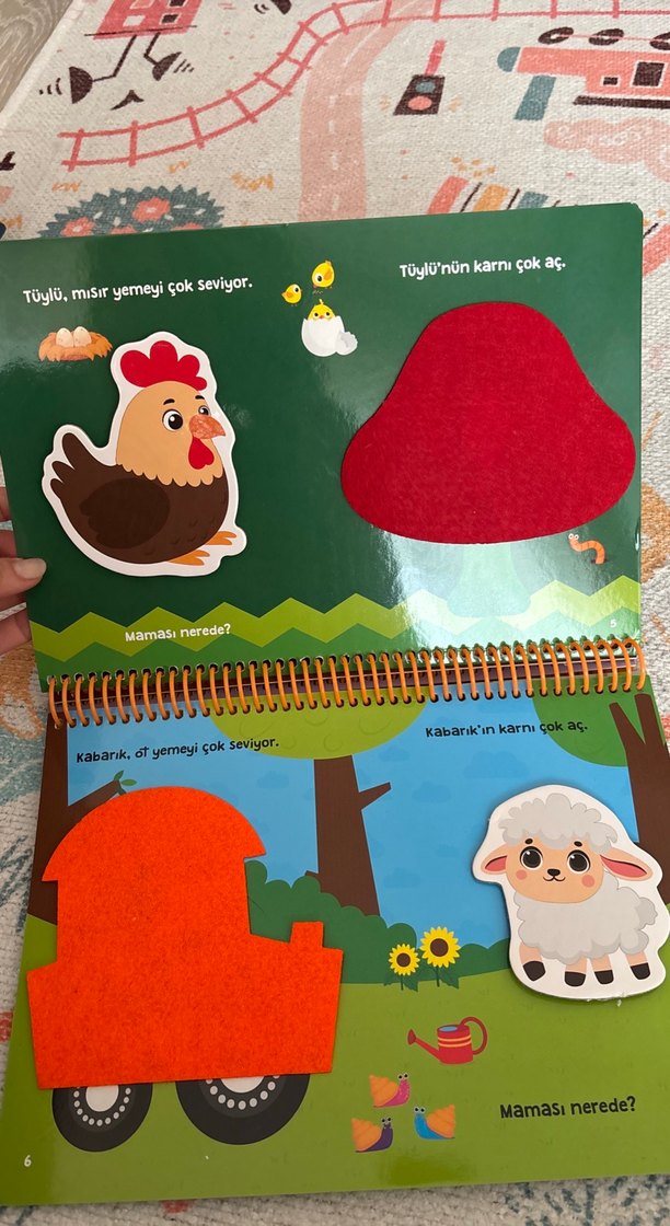 Çocuklar için Yemek Seven Hayvanlar Kitabı - Görsel 4