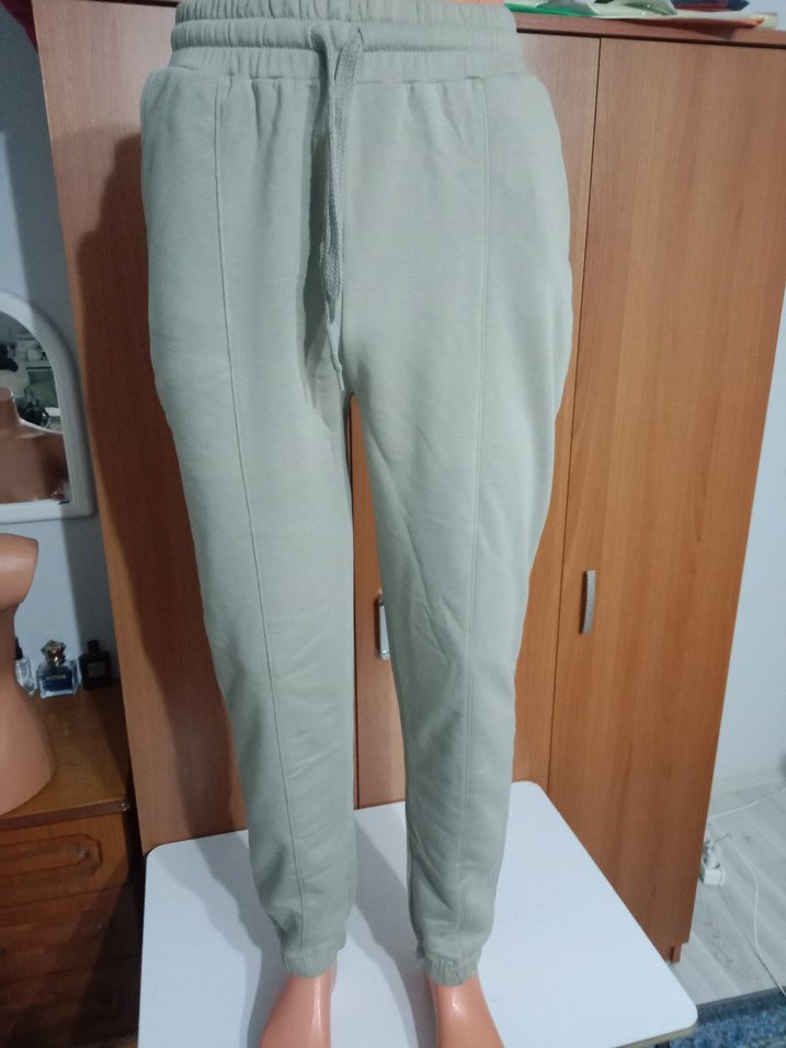 Gri Kadın Rahat Kesim Eşofman Altı - Görsel 2