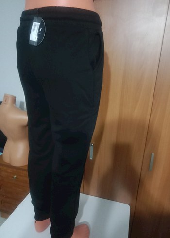 Siyah Bayan Rahat Kesim Eşofman Altı - Görsel 5