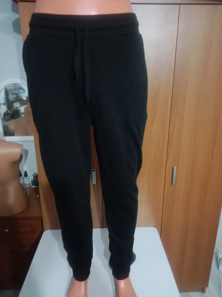 Siyah Bayan Rahat Kesim Eşofman Altı - Görsel 2