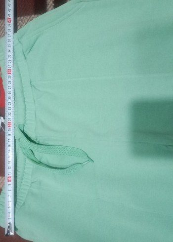 Bayan Rahat Kesim Midi Boy Yeşil Eşofman Altı - Görsel 6