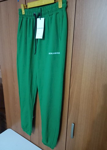 Yeşil Rahat Kesim Kadın Eşofman Altı - Görsel 3