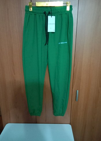 Yeşil Rahat Kesim Kadın Eşofman Altı - Görsel 2