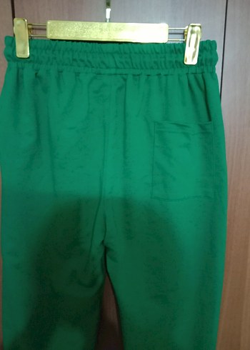 Yeşil Rahat Kesim Kadın Eşofman Altı - Görsel 4