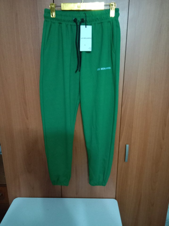 Yeşil Rahat Kesim Kadın Eşofman Altı - Görsel 2