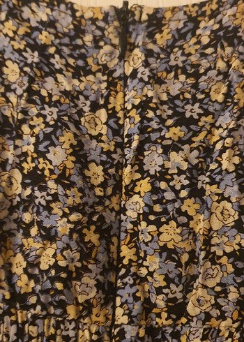 Çiçek Desenli Bohem Midi Elbise - Görsel 4