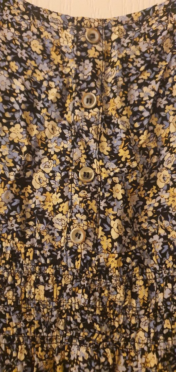 Çiçek Desenli Bohem Midi Elbise - Görsel 3