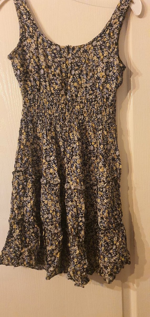 Çiçek Desenli Bohem Midi Elbise - Görsel 2