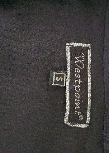 Düğmeli Mor Denim Kadın Yelek - Görsel 4