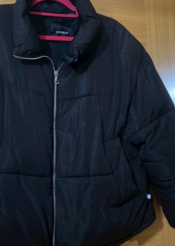 Fermuarlı Siyah Kadın Midi Ceket - Görsel 3