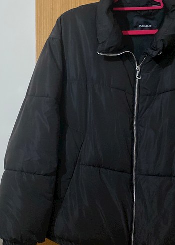 Fermuarlı Siyah Kadın Midi Ceket - Görsel 4