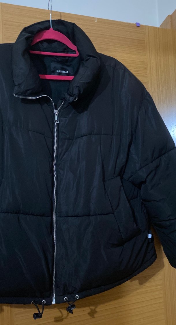 Fermuarlı Siyah Kadın Midi Ceket - Görsel 3