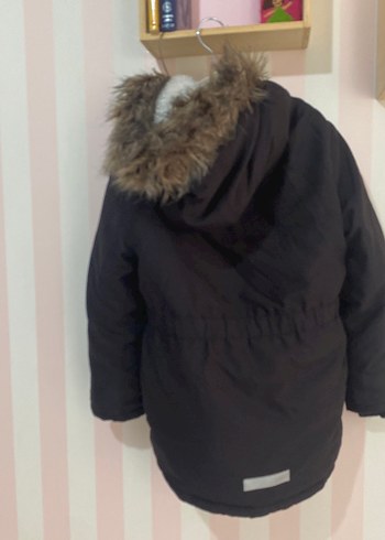 Kürklü Siyah Kadın Mont - Görsel 3